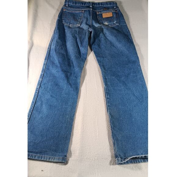 Wrangler Cowboy Cut Original Fit Jeans 13MWZBP Men’s Blue Denim Made in Mexico - Picture 6 of 7